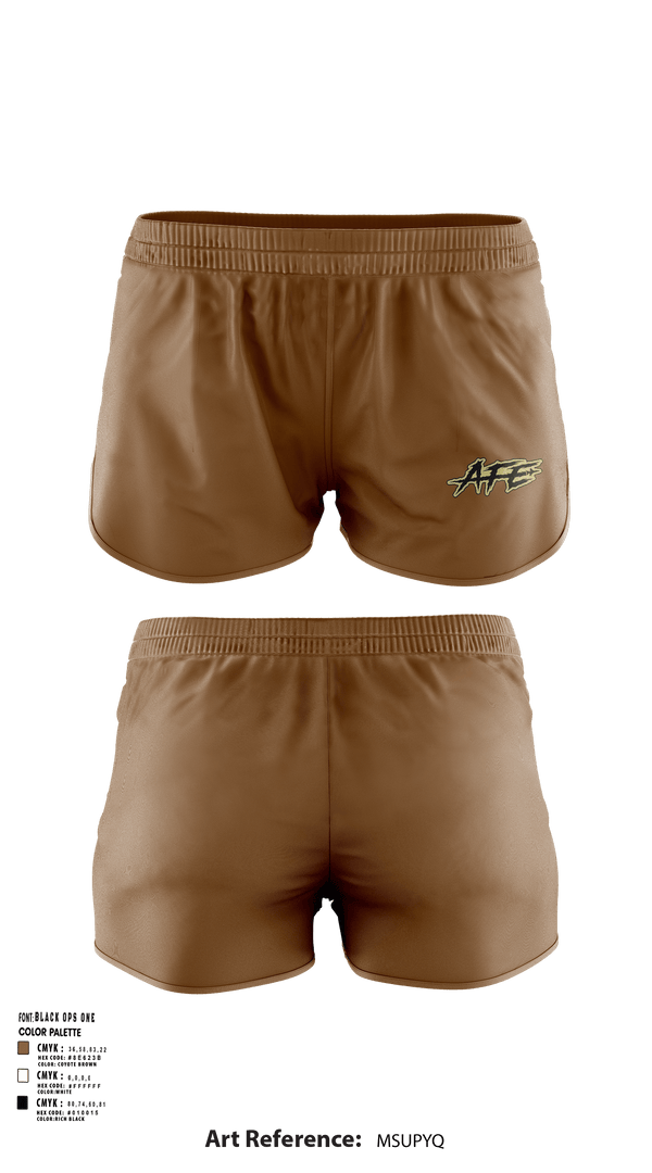 Ranger Panties, 162 AFE, Air Force, Teamtime, Team time, sublimation, custom sports apparel, team uniforms, spirit wear, spiritwear, sports uniforms, custom shirts, team store, custom team store, fundraiser sports, apparel fundraiser