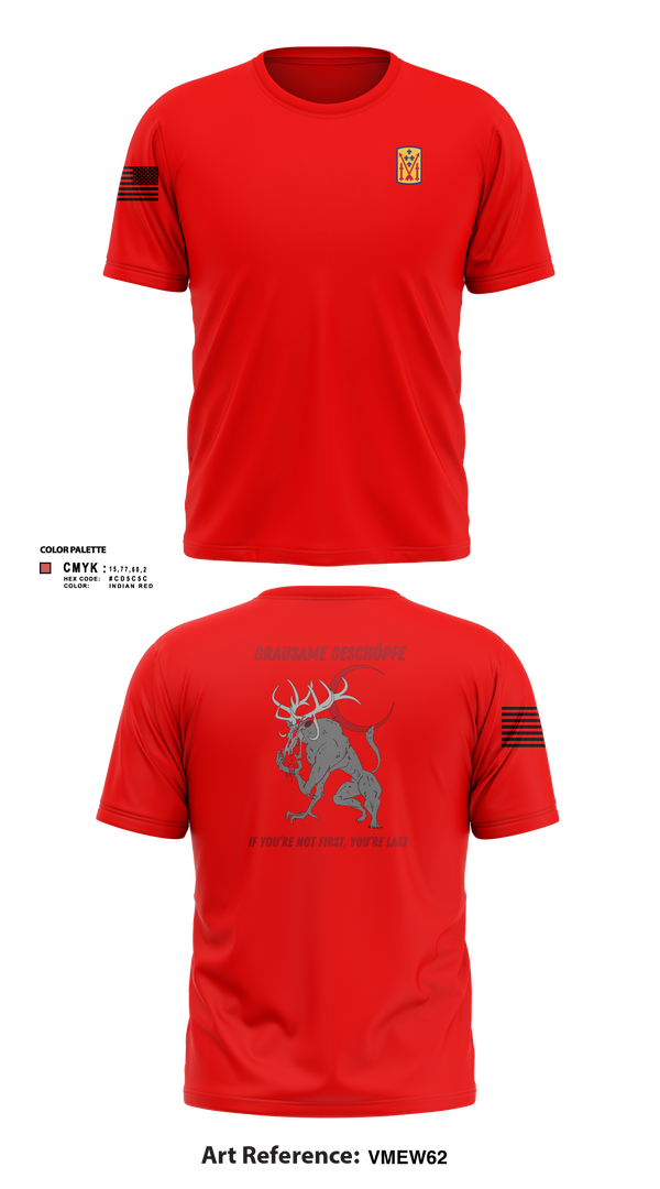 Short Sleeve Performance Shirt, Bravo 1-57 ADAR, Army, Teamtime, Team time, sublimation, custom sports apparel, team uniforms, spirit wear, spiritwear, sports uniforms, custom shirts, team store, custom team store, fundraiser sports, apparel fundraiser