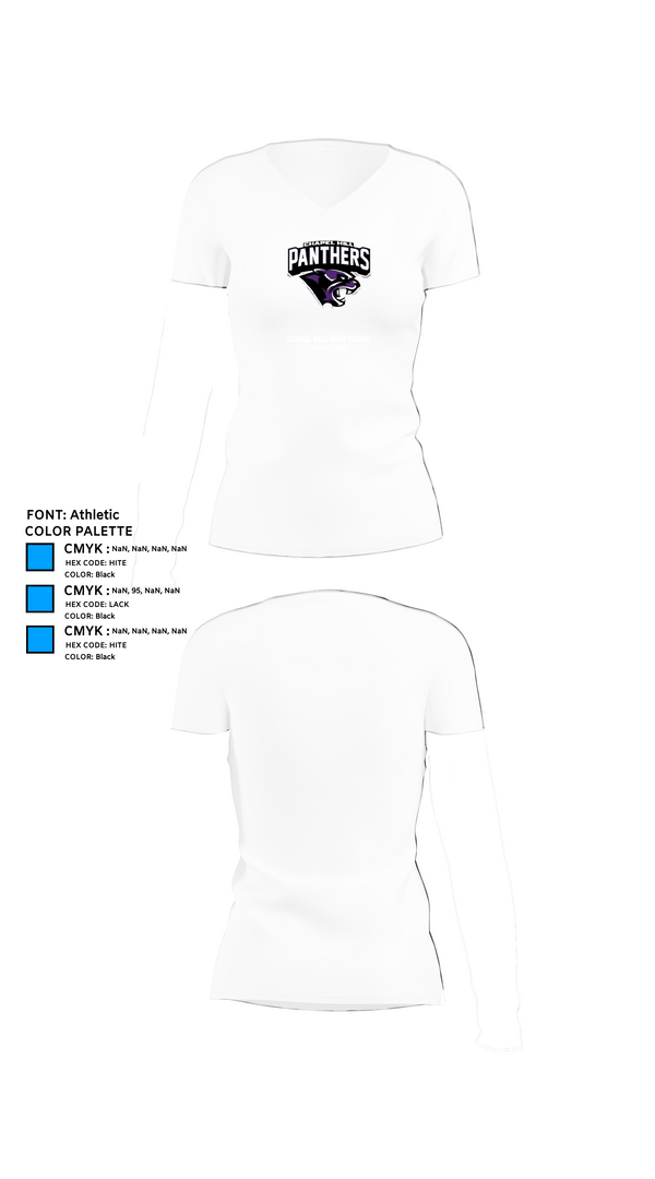 Womens Short Sleeve Vneck Shirt, Chapel Hill High School Wrestling, Wrestling, Teamtime, Team time, sublimation, custom sports apparel, team uniforms, spirit wear, spiritwear, sports uniforms, custom shirts, team store, custom team store, fundraiser sports, apparel fundraiser