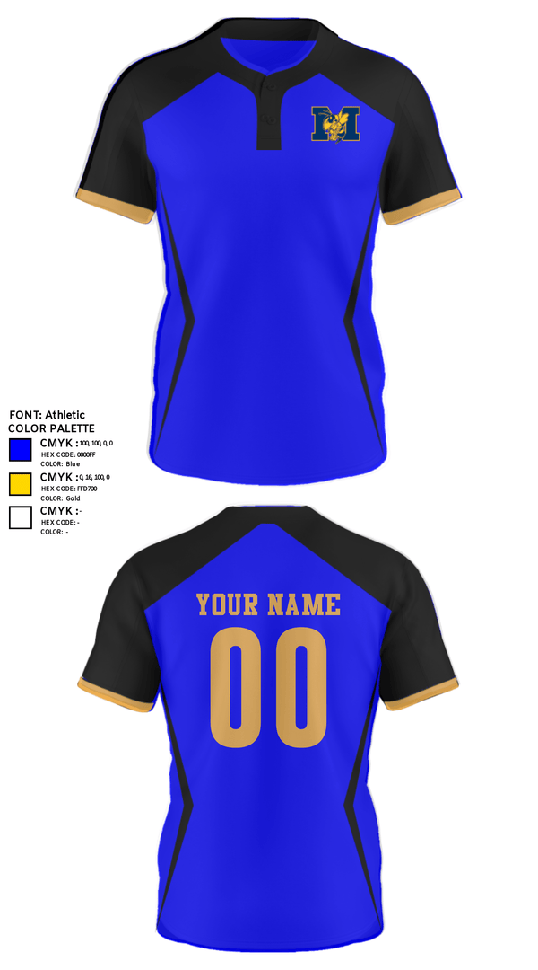 Two Button Softball Jersey, Moorefield High School Softball, Softball, Teamtime, Team time, sublimation, custom sports apparel, team uniforms, spirit wear, spiritwear, sports uniforms, custom shirts, team store, custom team store, fundraiser sports, apparel fundraiser