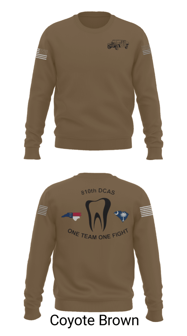 Crew Neck Sweatshirt, 810th med co, Army, Teamtime, Team time, sublimation, custom sports apparel, team uniforms, spirit wear, spiritwear, sports uniforms, custom shirts, team store, custom team store, fundraiser sports, apparel fundraiser