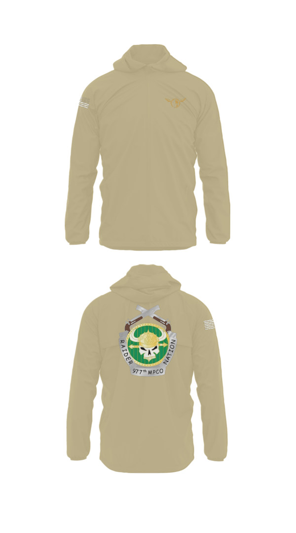Windbreaker, 977 MP CO, Army, Teamtime, Team time, sublimation, custom sports apparel, team uniforms, spirit wear, spiritwear, sports uniforms, custom shirts, team store, custom team store, fundraiser sports, apparel fundraiser