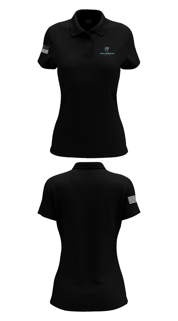Womens Short Sleeve Performance Polo, Rage Emporium, , Teamtime, Team time, sublimation, custom sports apparel, team uniforms, spirit wear, spiritwear, sports uniforms, custom shirts, team store, custom team store, fundraiser sports, apparel fundraiser