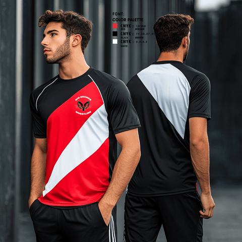 Short Sleeve Performance Shirt, Rio Grande high school, Wrestling, Teamtime, Team time, sublimation, custom sports apparel, team uniforms, spirit wear, spiritwear, sports uniforms, custom shirts, team store, custom team store, fundraiser sports, apparel fundraiser