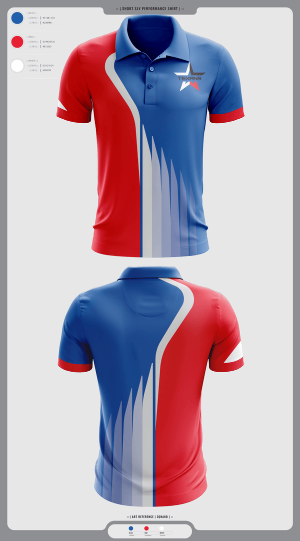 Short Sleeve Performance Polo, Georgetown Texans, , Teamtime, Team time, sublimation, custom sports apparel, team uniforms, spirit wear, spiritwear, sports uniforms, custom shirts, team store, custom team store, fundraiser sports, apparel fundraiser