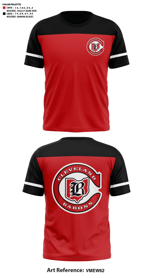 Short Sleeve Performance Polo, Cleveland Barons, Ice Hockey, Teamtime, Team time, sublimation, custom sports apparel, team uniforms, spirit wear, spiritwear, sports uniforms, custom shirts, team store, custom team store, fundraiser sports, apparel fundraiser