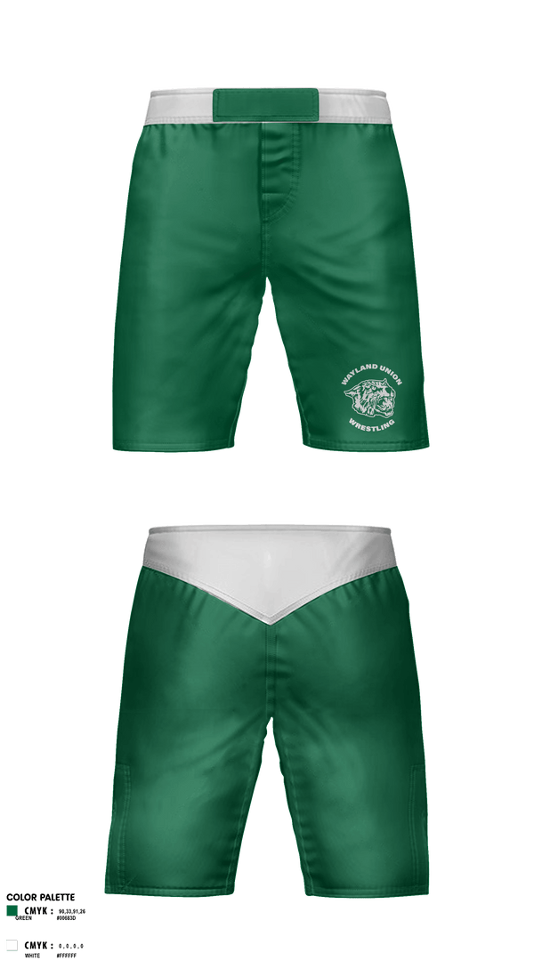 Fight Shorts, Wayland Union Middle School Wrestling, Wrestling, Teamtime, Team time, sublimation, custom sports apparel, team uniforms, spirit wear, spiritwear, sports uniforms, custom shirts, team store, custom team store, fundraiser sports, apparel fundraiser