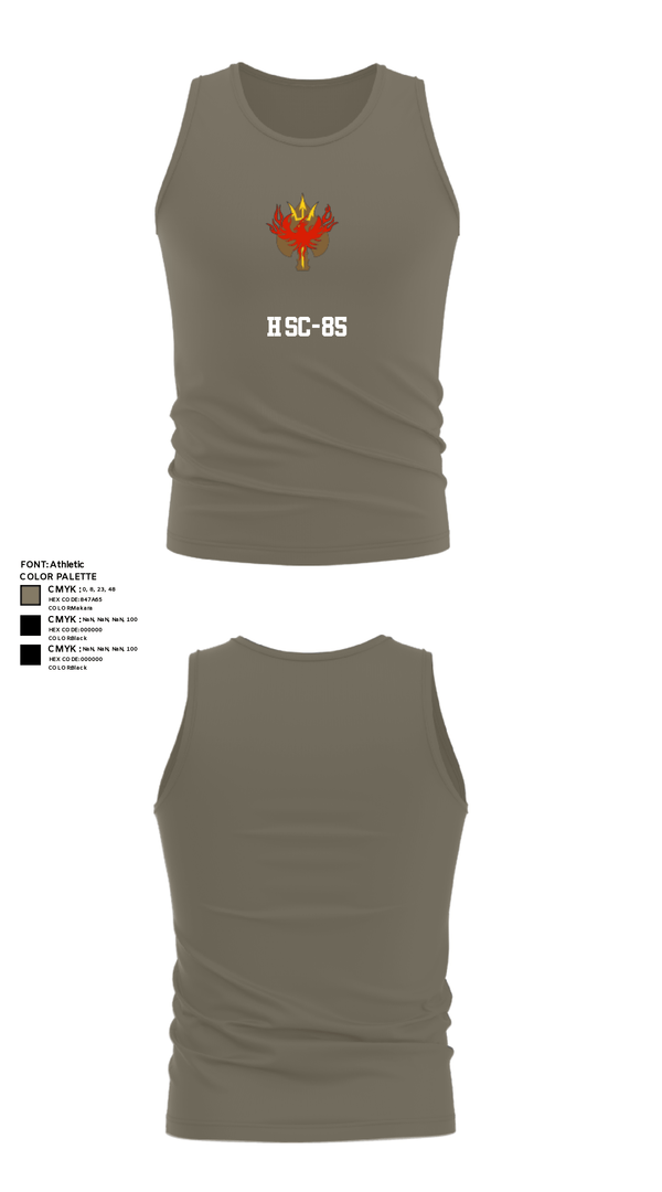 Tank Top, HSC-85, Navy, Teamtime, Team time, sublimation, custom sports apparel, team uniforms, spirit wear, spiritwear, sports uniforms, custom shirts, team store, custom team store, fundraiser sports, apparel fundraiser