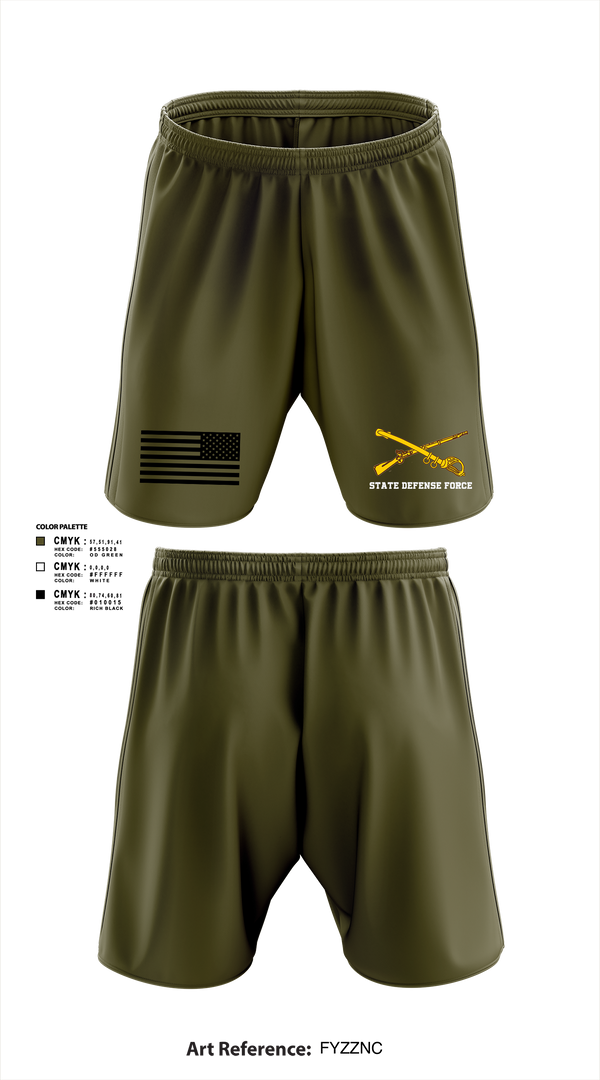 Athletic Shorts With Pockets, State Defense Force, Army, Teamtime, Team time, sublimation, custom sports apparel, team uniforms, spirit wear, spiritwear, sports uniforms, custom shirts, team store, custom team store, fundraiser sports, apparel fundraiser