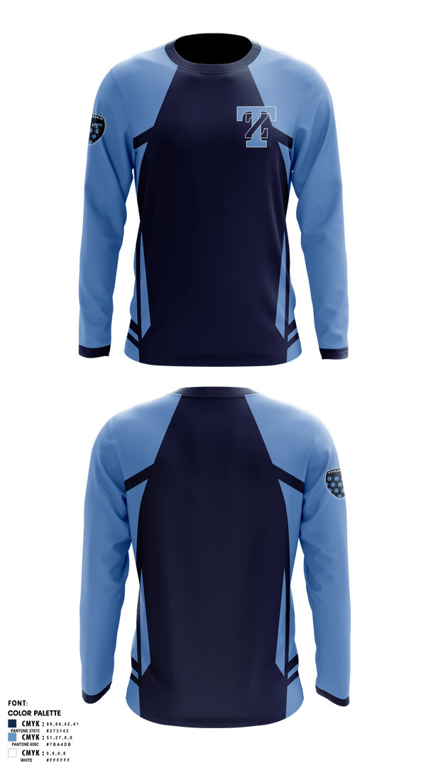 Long Sleeve Performance Shirt, THUNDER, Men's Soccer, Teamtime, Team time, sublimation, custom sports apparel, team uniforms, spirit wear, spiritwear, sports uniforms, custom shirts, team store, custom team store, fundraiser sports, apparel fundraiser