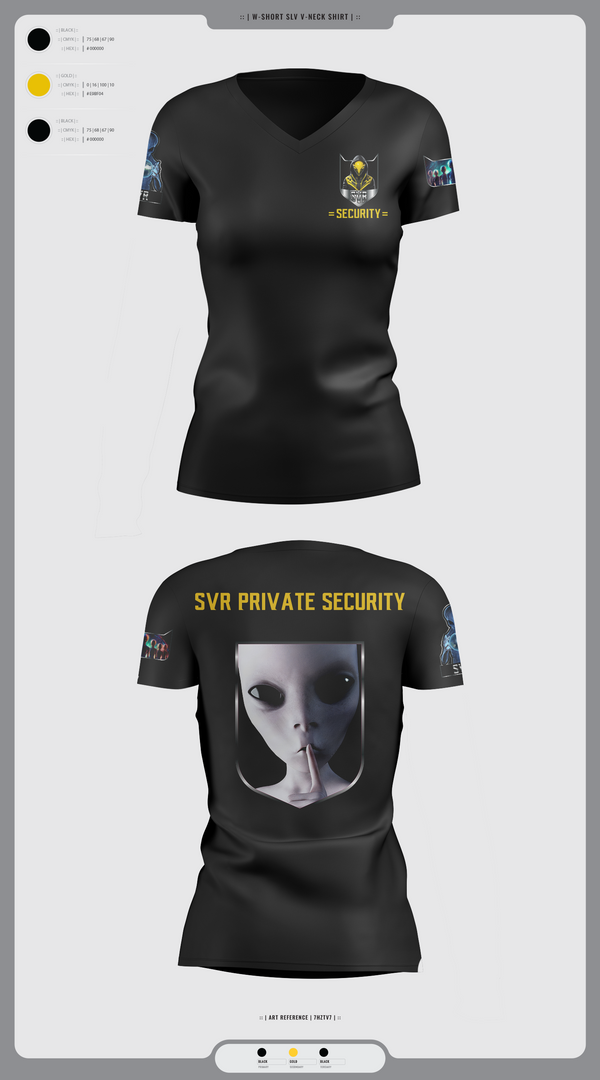 Womens Short Sleeve Vneck Shirt, UFO Recovery Response Unit 2-1, , Teamtime, Team time, sublimation, custom sports apparel, team uniforms, spirit wear, spiritwear, sports uniforms, custom shirts, team store, custom team store, fundraiser sports, apparel fundraiser