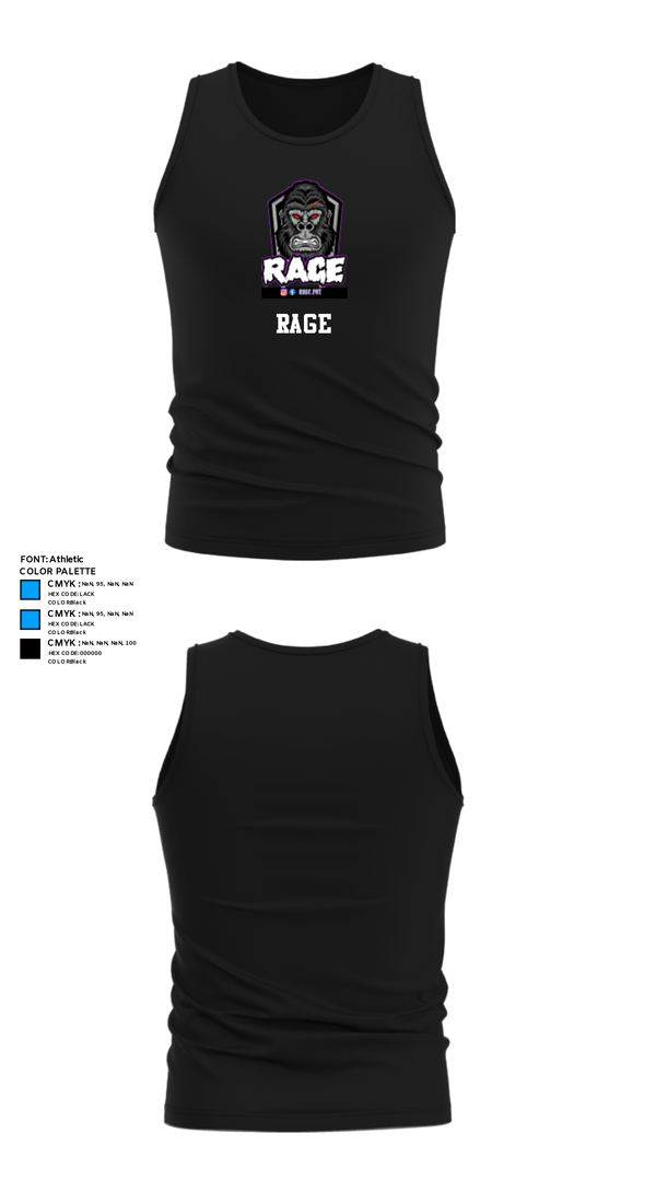 Tank Top, Rage, Men's Soccer, Teamtime, Team time, sublimation, custom sports apparel, team uniforms, spirit wear, spiritwear, sports uniforms, custom shirts, team store, custom team store, fundraiser sports, apparel fundraiser