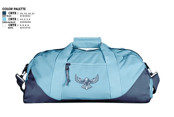 Duffle Bag, North Cobb Christian School Cheer, Cheer, Teamtime, Team time, sublimation, custom sports apparel, team uniforms, spirit wear, spiritwear, sports uniforms, custom shirts, team store, custom team store, fundraiser sports, apparel fundraiser