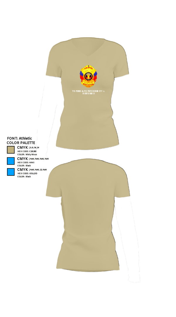 Women's Short Sleeve Vneck Shirt, TS FEDERAL PRIVATE SECURITY & BODYGUARD, Police, Teamtime, Team time, sublimation, custom sports apparel, team uniforms, spirit wear, spiritwear, sports uniforms, custom shirts, team store, custom team store, fundraiser sports, apparel fundraiser