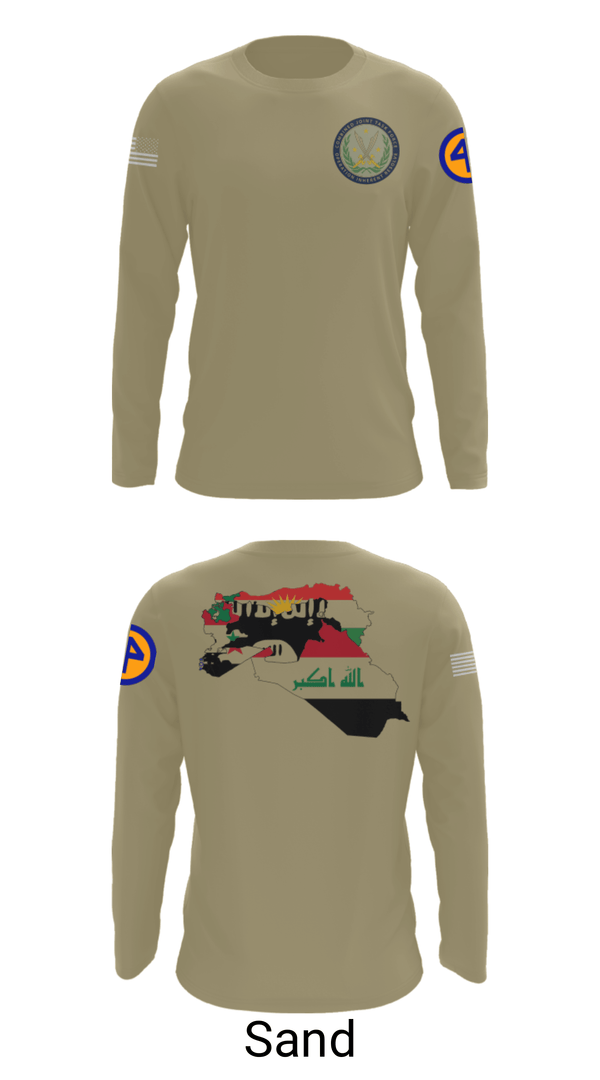 Long Sleeve Performance Shirt, 44th ICBT, National Guard, Teamtime, Team time, sublimation, custom sports apparel, team uniforms, spirit wear, spiritwear, sports uniforms, custom shirts, team store, custom team store, fundraiser sports, apparel fundraiser