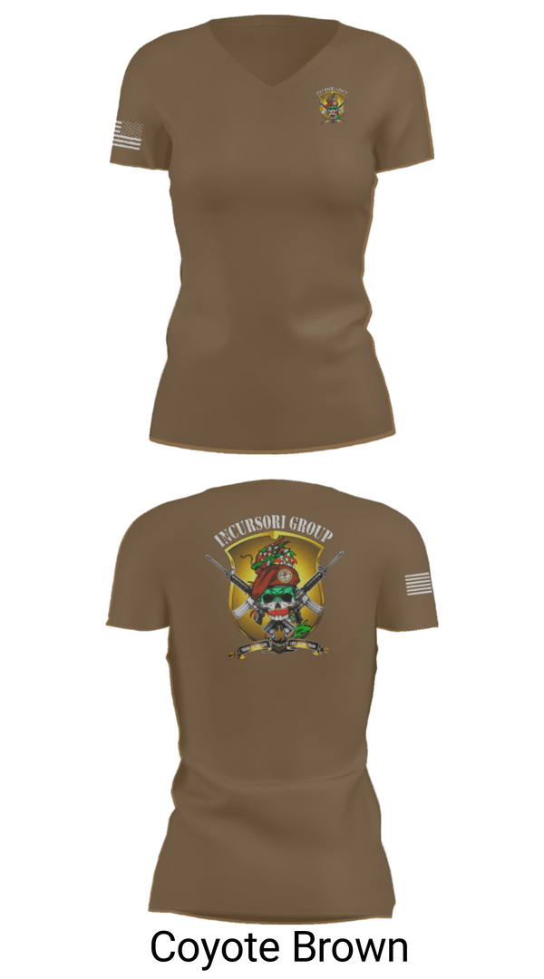 Women's Short Sleeve Vneck Shirt, Incursori, , Teamtime, Team time, sublimation, custom sports apparel, team uniforms, spirit wear, spiritwear, sports uniforms, custom shirts, team store, custom team store, fundraiser sports, apparel fundraiser