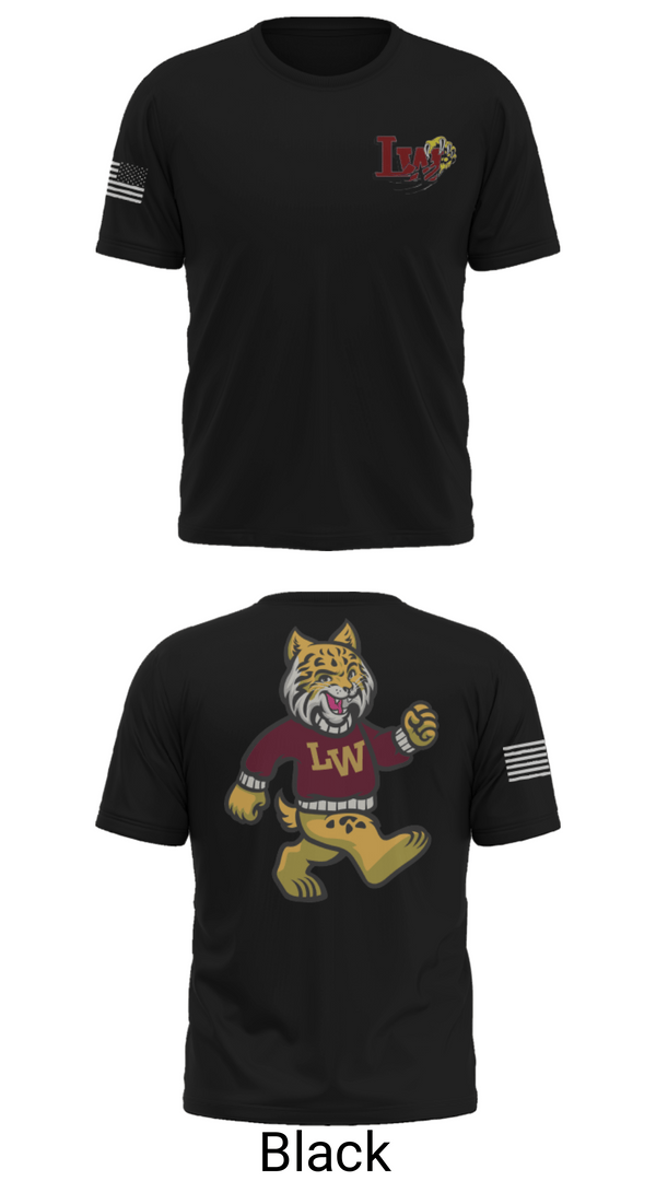 Short Sleeve Performance Shirt, Lowpoint-Washburn Junior High School Softball, Softball, Teamtime, Team time, sublimation, custom sports apparel, team uniforms, spirit wear, spiritwear, sports uniforms, custom shirts, team store, custom team store, fundraiser sports, apparel fundraiser