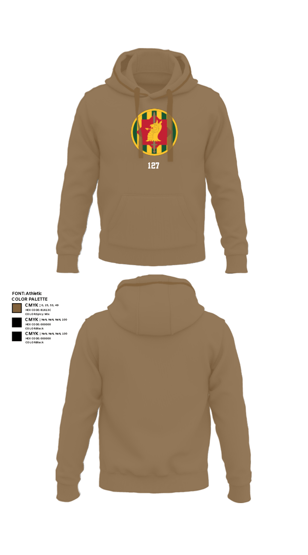 Hoodie, 127, Army, Teamtime, Team time, sublimation, custom sports apparel, team uniforms, spirit wear, spiritwear, sports uniforms, custom shirts, team store, custom team store, fundraiser sports, apparel fundraiser