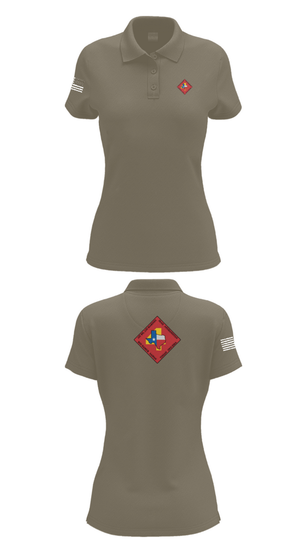 Women's Short Sleeve Performance Polo, Bravo Bastards, Marines, Teamtime, Team time, sublimation, custom sports apparel, team uniforms, spirit wear, spiritwear, sports uniforms, custom shirts, team store, custom team store, fundraiser sports, apparel fundraiser