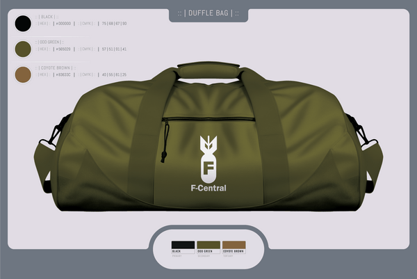 Duffle Bag, F Central, Police, Teamtime, Team time, sublimation, custom sports apparel, team uniforms, spirit wear, spiritwear, sports uniforms, custom shirts, team store, custom team store, fundraiser sports, apparel fundraiser