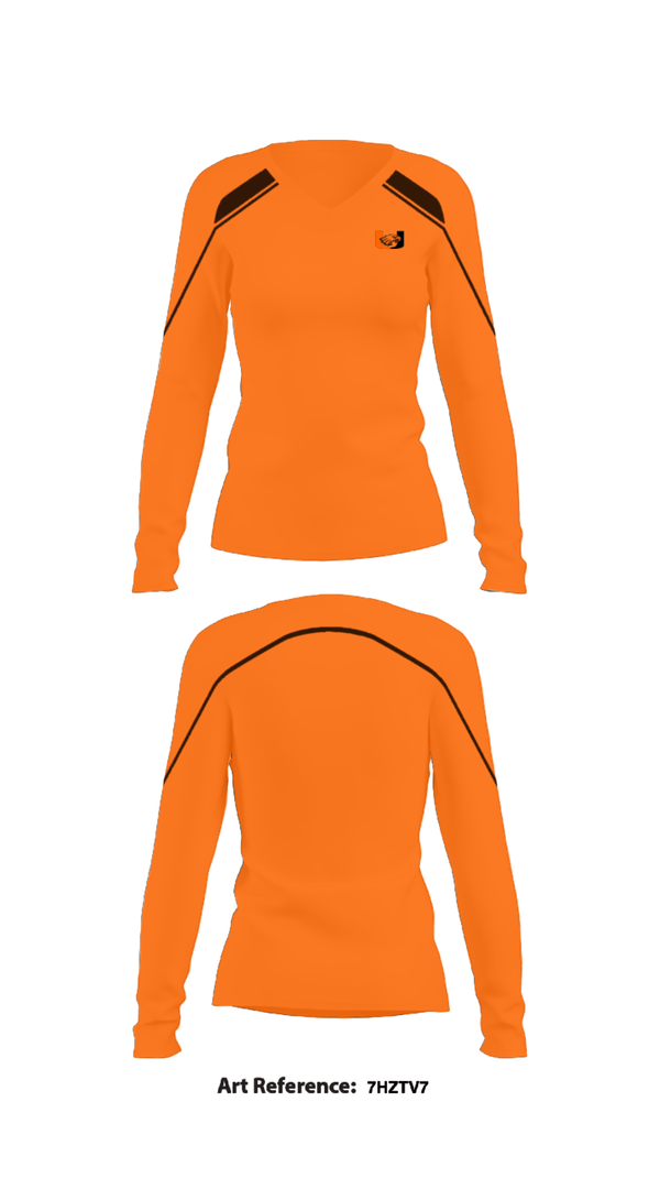Women's Long Sleeve Vneck Shirt, Uniontown High School Softball, Softball, Teamtime, Team time, sublimation, custom sports apparel, team uniforms, spirit wear, spiritwear, sports uniforms, custom shirts, team store, custom team store, fundraiser sports, apparel fundraiser