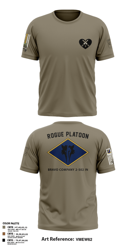 Short Sleeve Performance Shirt, B. CO 2-502, Army, Teamtime, Team time, sublimation, custom sports apparel, team uniforms, spirit wear, spiritwear, sports uniforms, custom shirts, team store, custom team store, fundraiser sports, apparel fundraiser