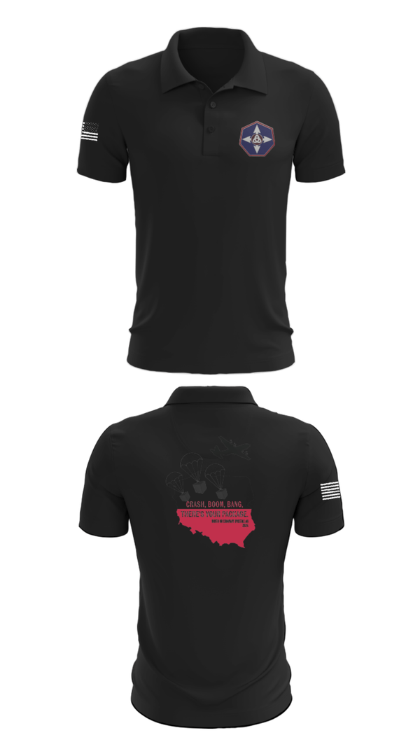 Short Sleeve Performance Polo, 909th HR Company, Army, Teamtime, Team time, sublimation, custom sports apparel, team uniforms, spirit wear, spiritwear, sports uniforms, custom shirts, team store, custom team store, fundraiser sports, apparel fundraiser