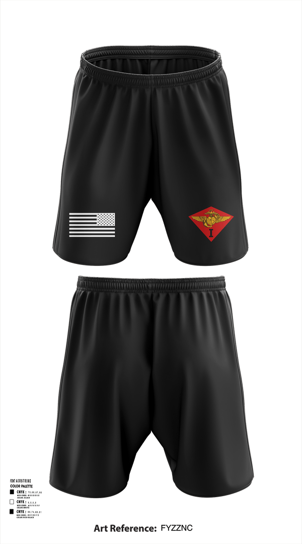 Athletic Shorts With Pockets, Marine Air Group 24, Marines, Teamtime, Team time, sublimation, custom sports apparel, team uniforms, spirit wear, spiritwear, sports uniforms, custom shirts, team store, custom team store, fundraiser sports, apparel fundraiser