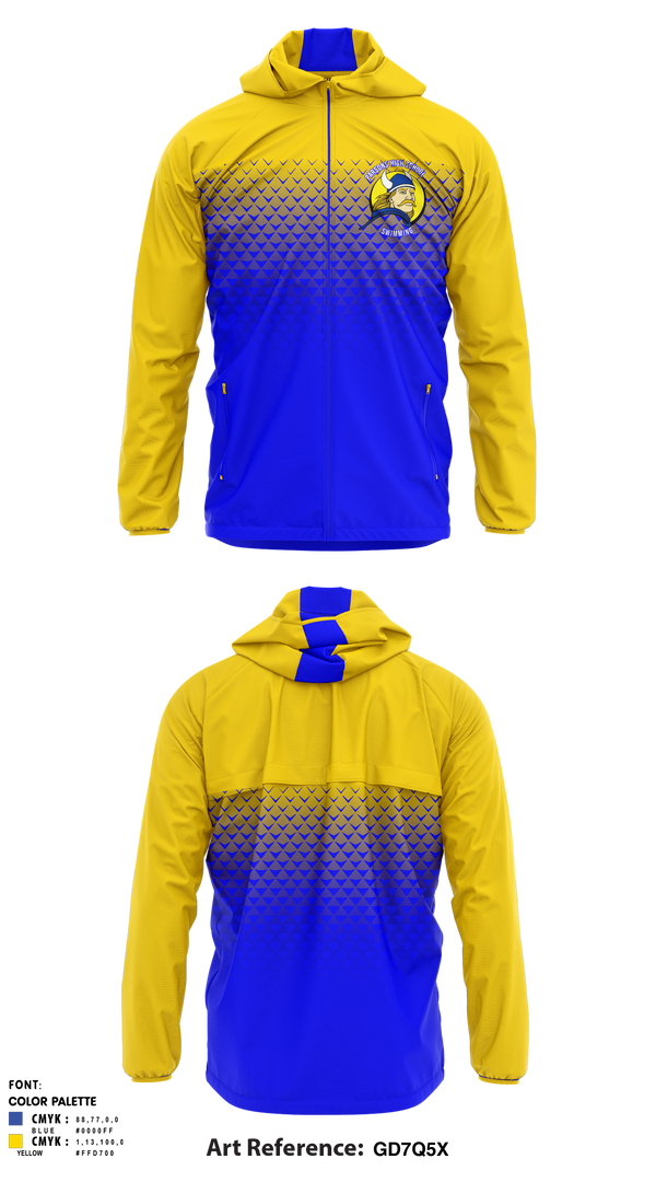 Windbreaker, Parsons High School Swimming, Swimming, Teamtime, Team time, sublimation, custom sports apparel, team uniforms, spirit wear, spiritwear, sports uniforms, custom shirts, team store, custom team store, fundraiser sports, apparel fundraiser