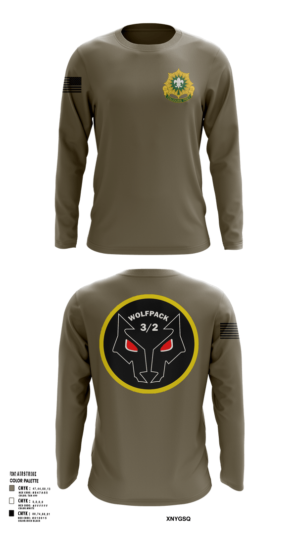 Long Sleeve Performance Shirt, Fury TRP 3/2CR, Army, Teamtime, Team time, sublimation, custom sports apparel, team uniforms, spirit wear, spiritwear, sports uniforms, custom shirts, team store, custom team store, fundraiser sports, apparel fundraiser