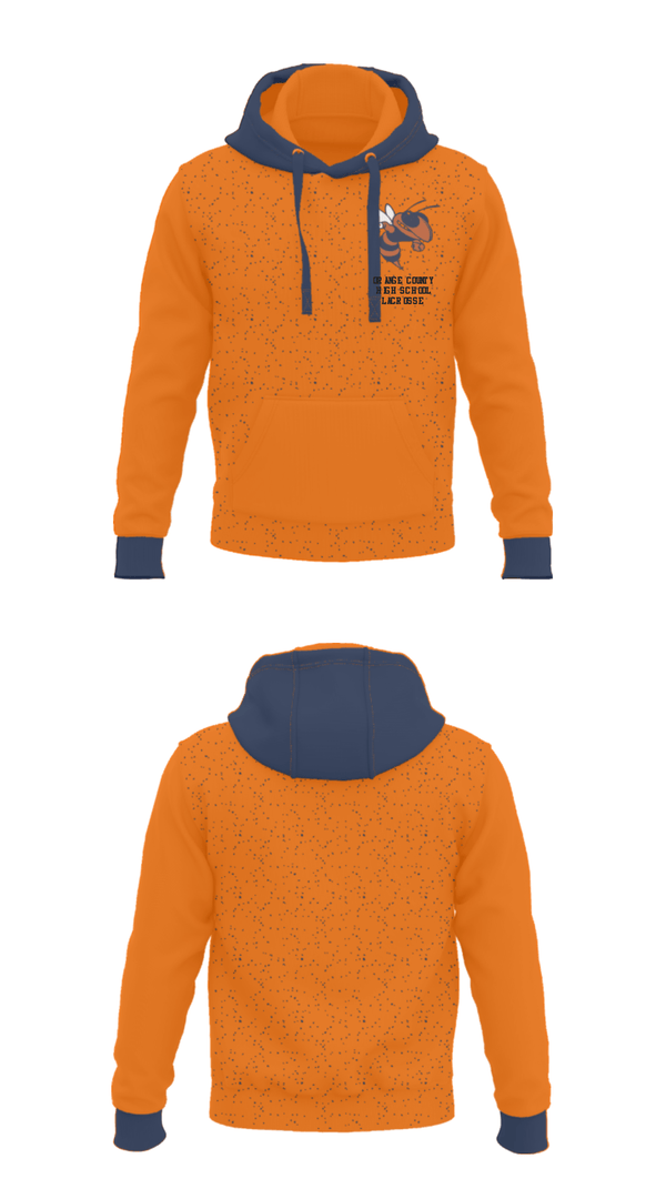 Hoodie, Orange County High School Lacrosse, Men's Lacrosse, Teamtime, Team time, sublimation, custom sports apparel, team uniforms, spirit wear, spiritwear, sports uniforms, custom shirts, team store, custom team store, fundraiser sports, apparel fundraiser