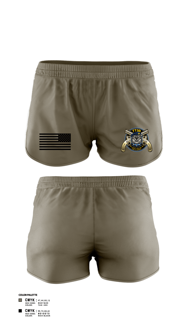 Women's Shorts, 773d MP BN, Army, Teamtime, Team time, sublimation, custom sports apparel, team uniforms, spirit wear, spiritwear, sports uniforms, custom shirts, team store, custom team store, fundraiser sports, apparel fundraiser