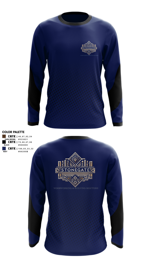 Long Sleeve Performance Shirt, STONEGATE, , Teamtime, Team time, sublimation, custom sports apparel, team uniforms, spirit wear, spiritwear, sports uniforms, custom shirts, team store, custom team store, fundraiser sports, apparel fundraiser