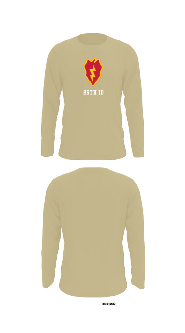 Long Sleeve Performance Shirt, 25th ID, Army, Teamtime, Team time, sublimation, custom sports apparel, team uniforms, spirit wear, spiritwear, sports uniforms, custom shirts, team store, custom team store, fundraiser sports, apparel fundraiser