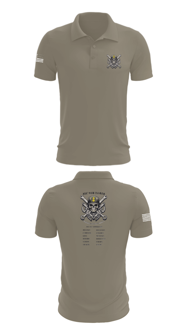 Short Sleeve Performance Polo, ALC, Army, Teamtime, Team time, sublimation, custom sports apparel, team uniforms, spirit wear, spiritwear, sports uniforms, custom shirts, team store, custom team store, fundraiser sports, apparel fundraiser