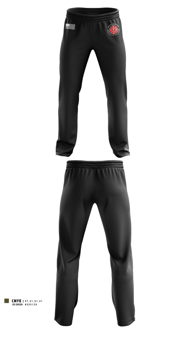 Sweatpants, Winchester Fire Department, Fire Department, Teamtime, Team time, sublimation, custom sports apparel, team uniforms, spirit wear, spiritwear, sports uniforms, custom shirts, team store, custom team store, fundraiser sports, apparel fundraiser