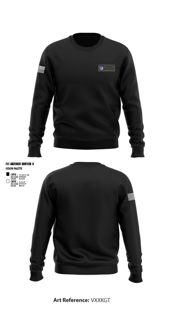 Crew Neck Sweatshirt, NATO Winter Instructor Course, , Teamtime, Team time, sublimation, custom sports apparel, team uniforms, spirit wear, spiritwear, sports uniforms, custom shirts, team store, custom team store, fundraiser sports, apparel fundraiser