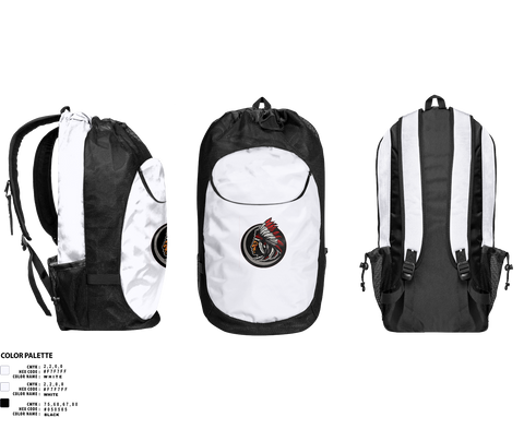 Gear Bag, White Shield High School Wrestling, Wrestling, Teamtime, Team time, sublimation, custom sports apparel, team uniforms, spirit wear, spiritwear, sports uniforms, custom shirts, team store, custom team store, fundraiser sports, apparel fundraiser