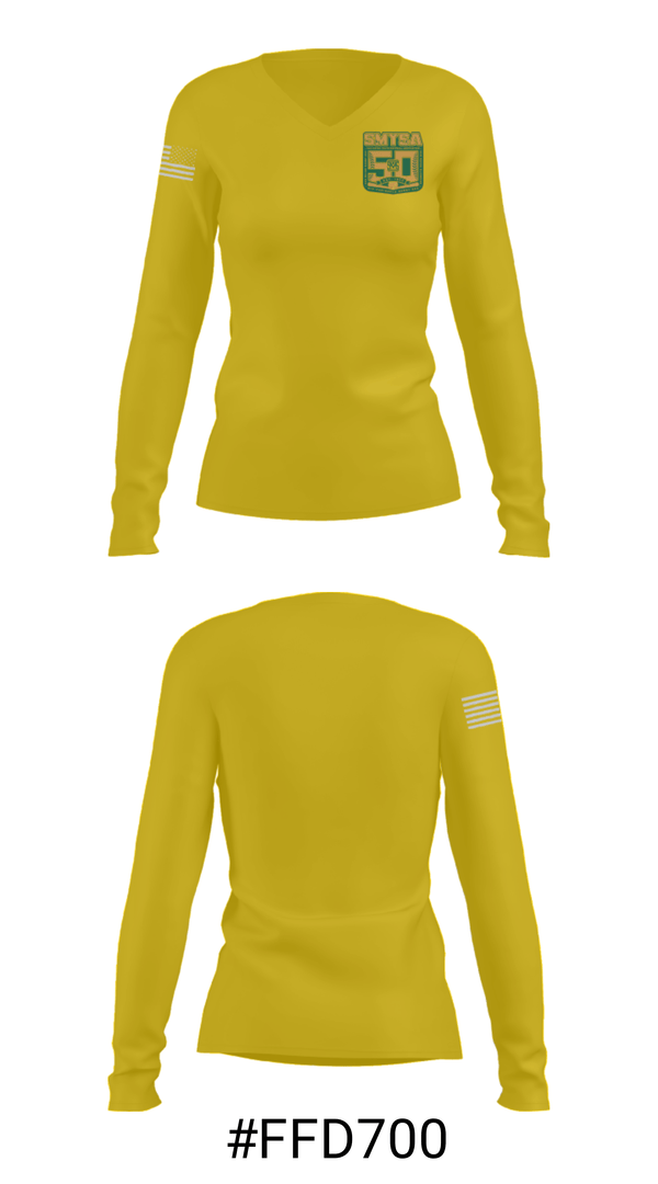Women's Long Sleeve Vneck Shirt, San Mateo Youth Softball Association, Softball, Teamtime, Team time, sublimation, custom sports apparel, team uniforms, spirit wear, spiritwear, sports uniforms, custom shirts, team store, custom team store, fundraiser sports, apparel fundraiser