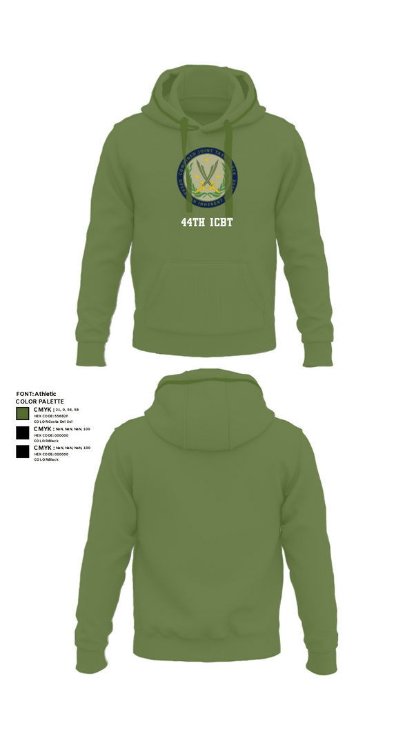 Hoodie, 44th ICBT, National Guard, Teamtime, Team time, sublimation, custom sports apparel, team uniforms, spirit wear, spiritwear, sports uniforms, custom shirts, team store, custom team store, fundraiser sports, apparel fundraiser