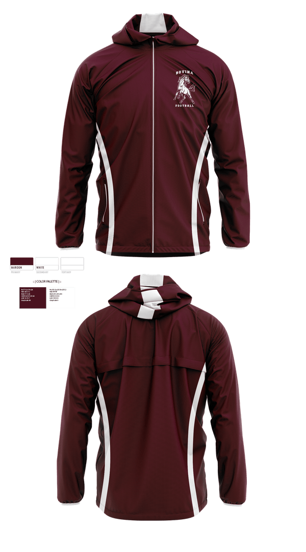 Windbreaker, Bovina High School Football, Football, Teamtime, Team time, sublimation, custom sports apparel, team uniforms, spirit wear, spiritwear, sports uniforms, custom shirts, team store, custom team store, fundraiser sports, apparel fundraiser