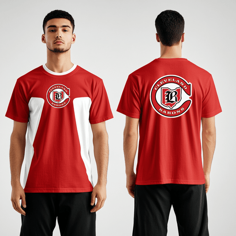 Short Sleeve Performance Polo, Cleveland Barons, Ice Hockey, Teamtime, Team time, sublimation, custom sports apparel, team uniforms, spirit wear, spiritwear, sports uniforms, custom shirts, team store, custom team store, fundraiser sports, apparel fundraiser