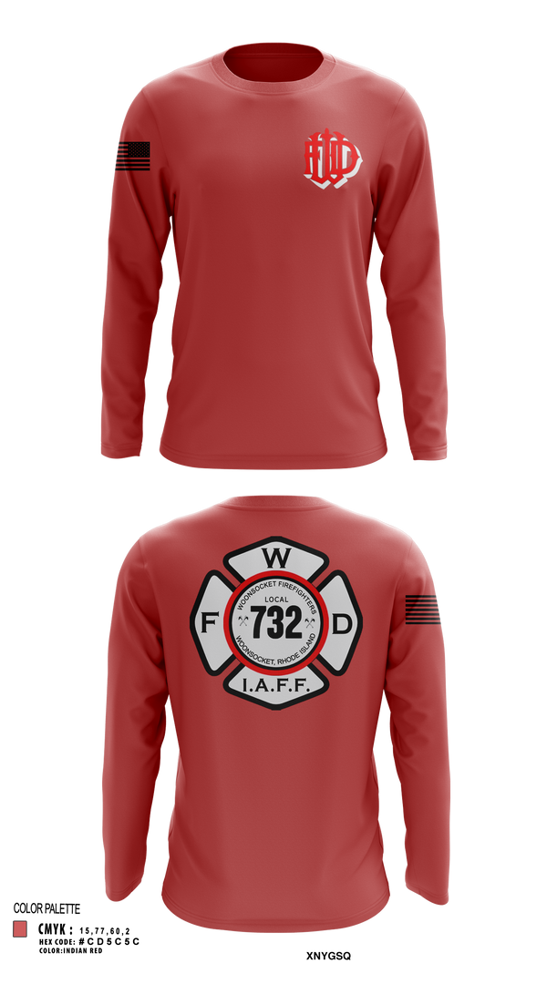 Long Sleeve Performance Shirt, Woonsocket, Fire Department, Teamtime, Team time, sublimation, custom sports apparel, team uniforms, spirit wear, spiritwear, sports uniforms, custom shirts, team store, custom team store, fundraiser sports, apparel fundraiser
