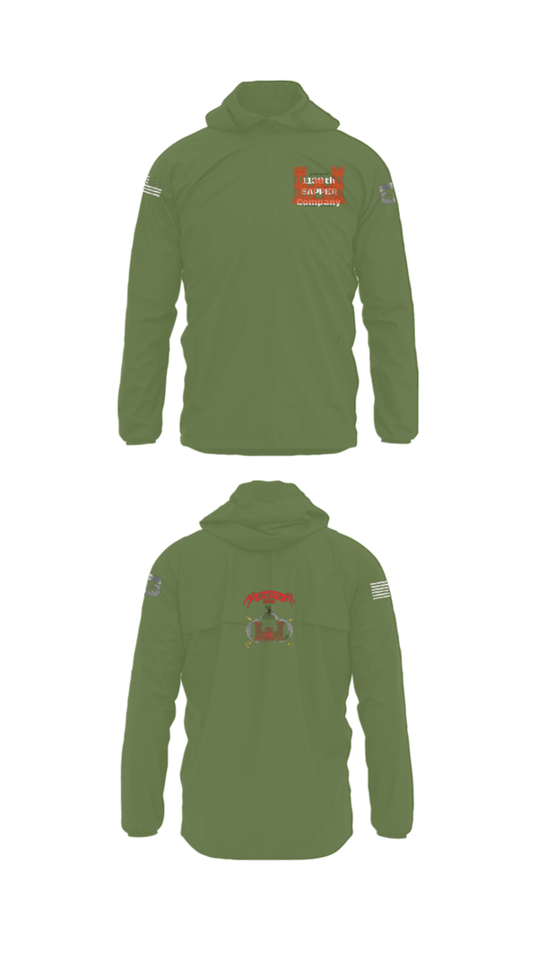 Windbreaker, 1138th SAPPER Company, Army, Teamtime, Team time, sublimation, custom sports apparel, team uniforms, spirit wear, spiritwear, sports uniforms, custom shirts, team store, custom team store, fundraiser sports, apparel fundraiser