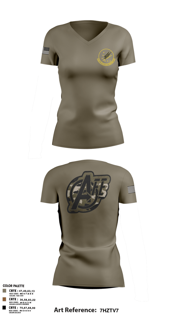 Womens Short Sleeve Vneck Shirt, 509 OSS, Air Force, Teamtime, Team time, sublimation, custom sports apparel, team uniforms, spirit wear, spiritwear, sports uniforms, custom shirts, team store, custom team store, fundraiser sports, apparel fundraiser