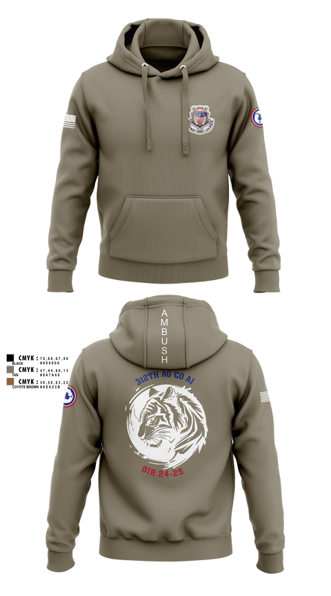 Hoodie, 312th HR CO, A1 Postal, Army, Teamtime, Team time, sublimation, custom sports apparel, team uniforms, spirit wear, spiritwear, sports uniforms, custom shirts, team store, custom team store, fundraiser sports, apparel fundraiser
