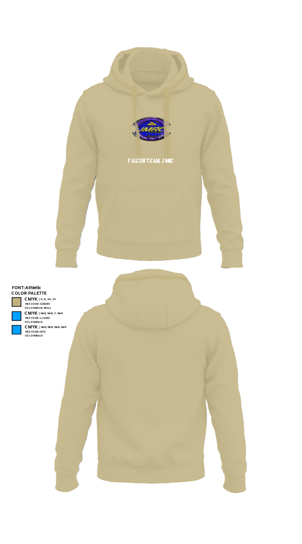Hoodie, Falcon Team, JMRC, Army, Teamtime, Team time, sublimation, custom sports apparel, team uniforms, spirit wear, spiritwear, sports uniforms, custom shirts, team store, custom team store, fundraiser sports, apparel fundraiser