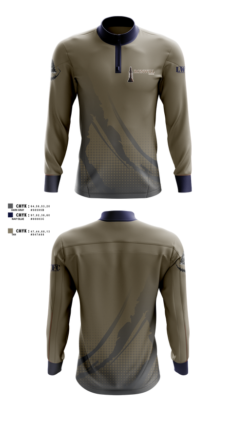 Quarter Zip Jacket, Logan Williams Football Camps, , Teamtime, Team time, sublimation, custom sports apparel, team uniforms, spirit wear, spiritwear, sports uniforms, custom shirts, team store, custom team store, fundraiser sports, apparel fundraiser
