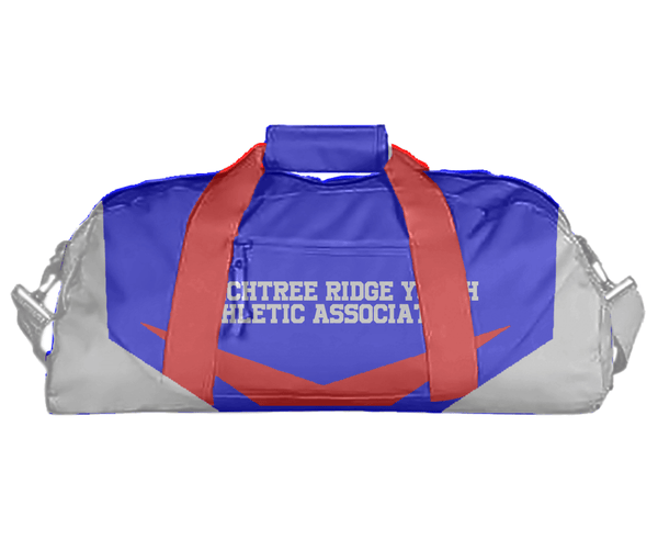Duffle Bag, Peachtree Ridge Youth Athletic Association, Men's Basketball, Teamtime, Team time, sublimation, custom sports apparel, team uniforms, spirit wear, spiritwear, sports uniforms, custom shirts, team store, custom team store, fundraiser sports, apparel fundraiser