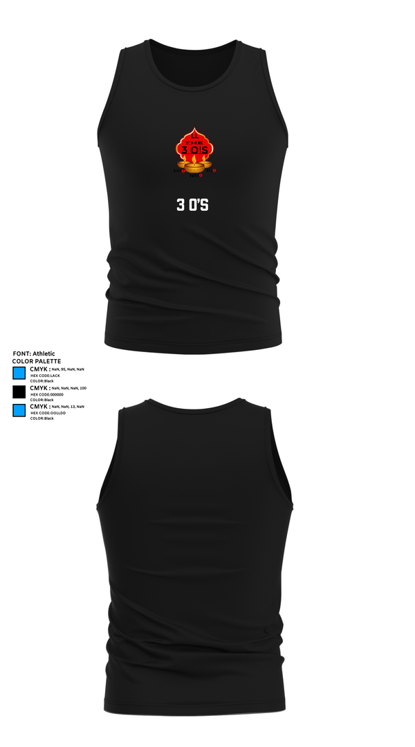 Tank Top, 3 O's, , Teamtime, Team time, sublimation, custom sports apparel, team uniforms, spirit wear, spiritwear, sports uniforms, custom shirts, team store, custom team store, fundraiser sports, apparel fundraiser